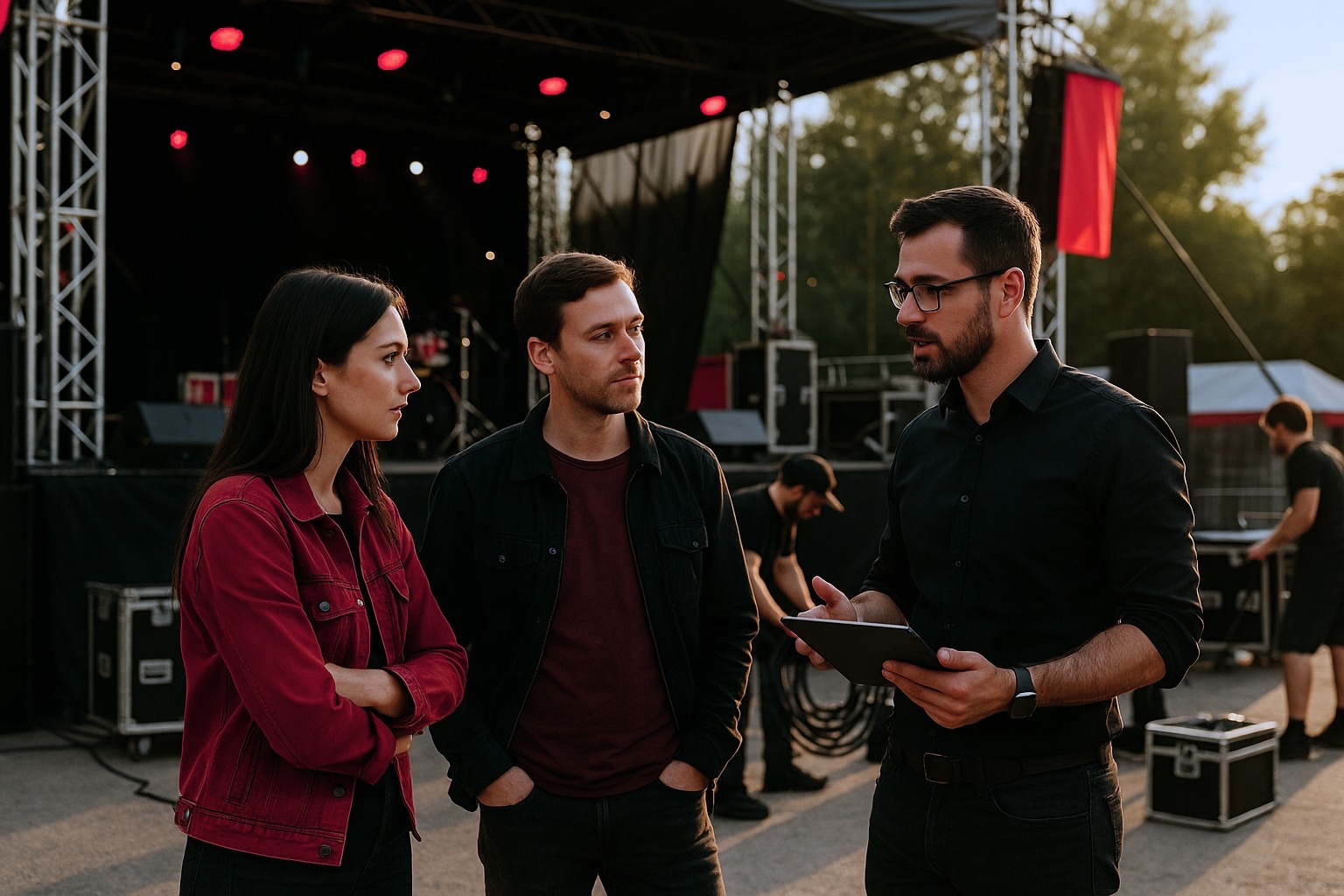 Préparation technique d’un festival – organisation scénique et accompagnement professionnel par Autour de la Musique Management